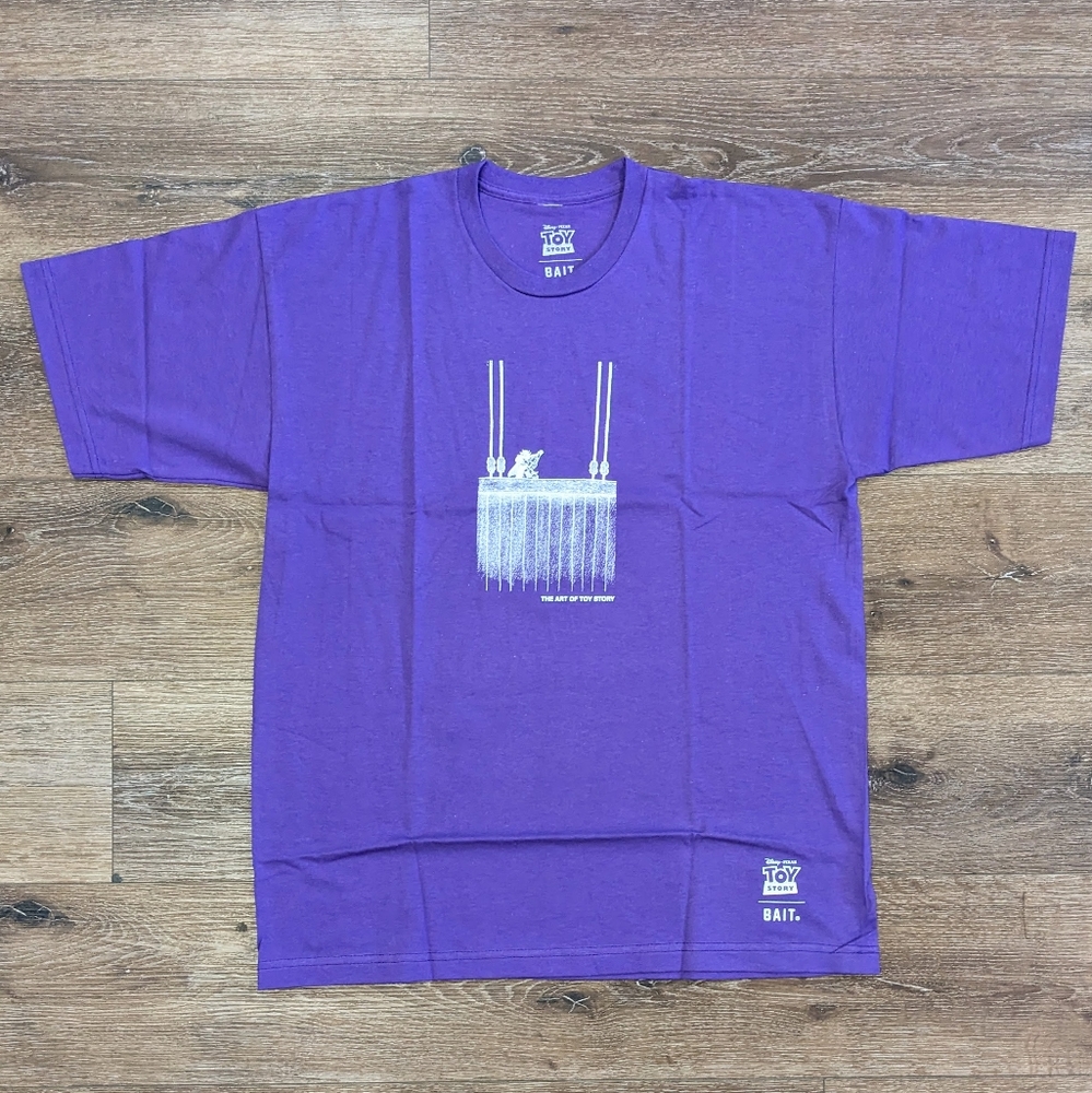 Bait x Toy Story Buzz Lightyear vs Zurg t-shirt - SIZE XL - PURPLE